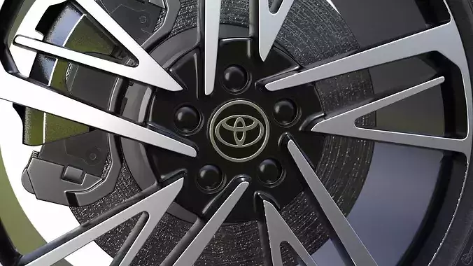 Toyota Camry Wheel 3D model 7