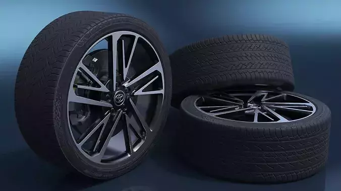Toyota Camry Wheel 3D model 3