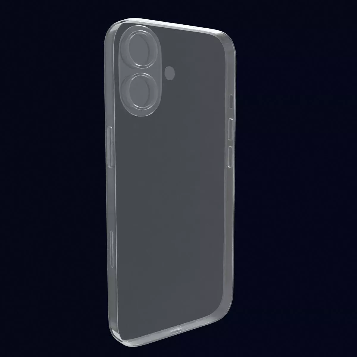 iPhone 16 Plus Transparent Case 3D Printable Model 3D print model