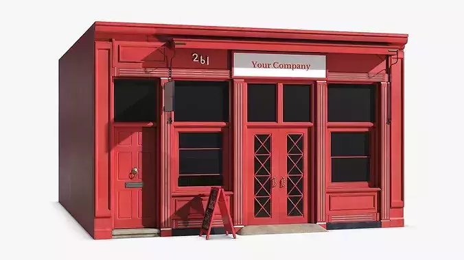 Interior Ground Floor Shop 3D model