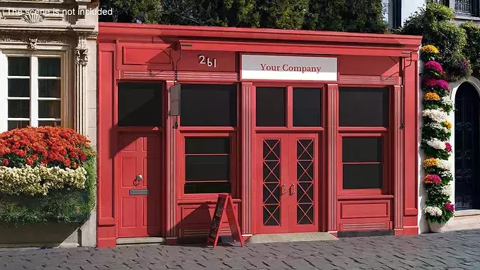 Interior Ground Floor Shop 3D model 2