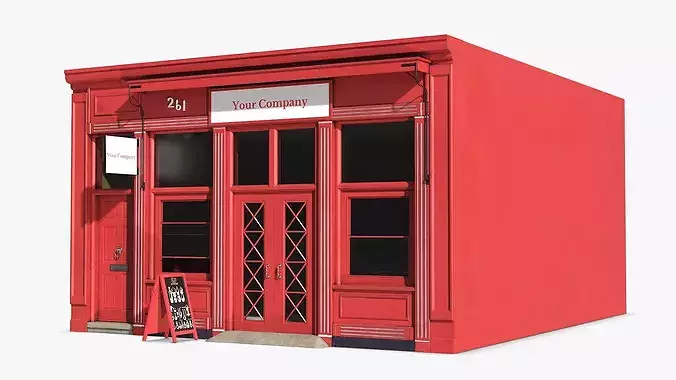 Interior Ground Floor Shop 3D model 4