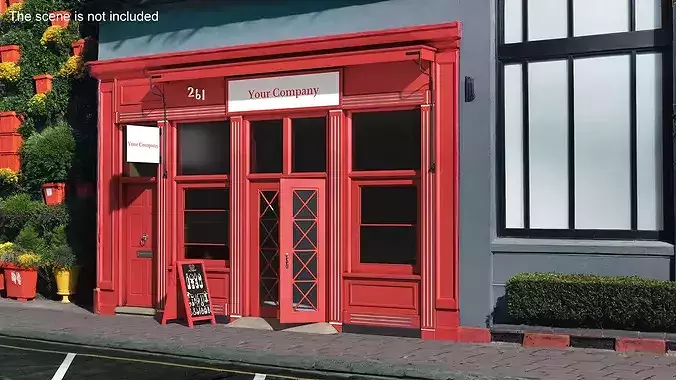 Interior Ground Floor Shop 3D model 3