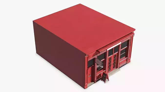 Interior Ground Floor Shop 3D model 5
