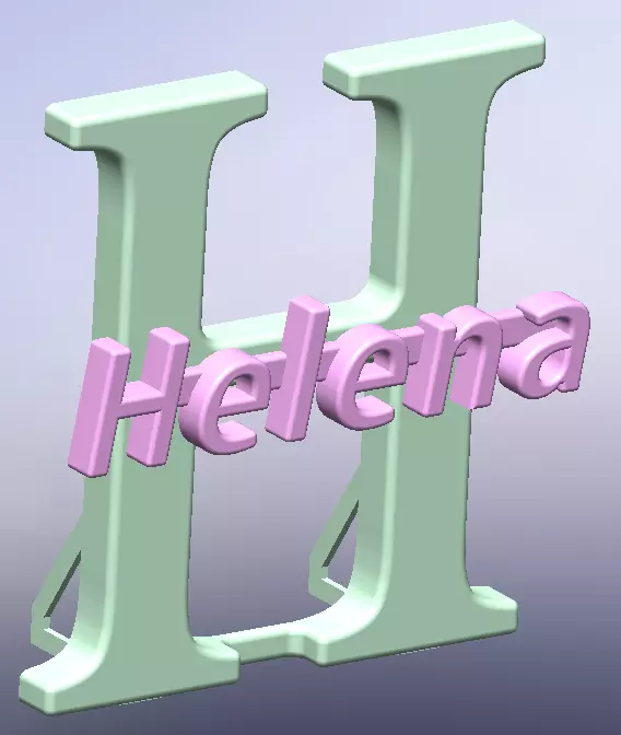 Nome para enfeite de aniversario cha de bebe 3D print model