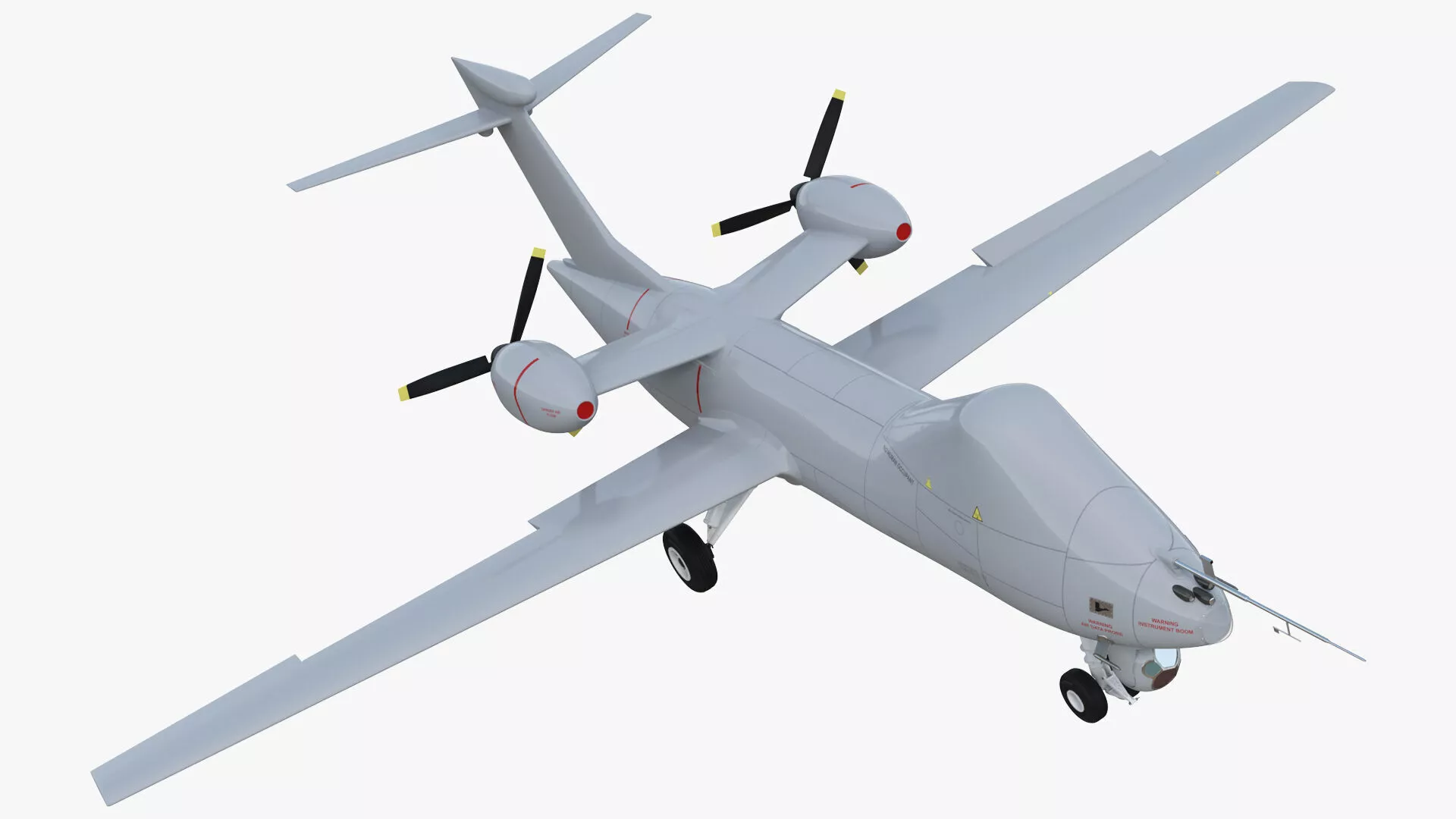 BAe Systems Mantis Unmanned Aircraft Rigged for Maya 3D model