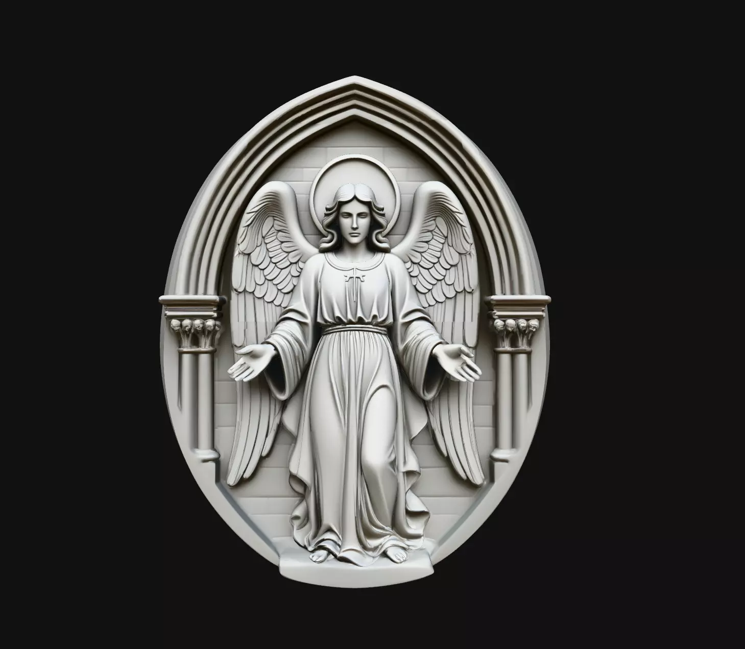 Chapel Arch Guardian Angel Pendant 3D Print Model 3D print model