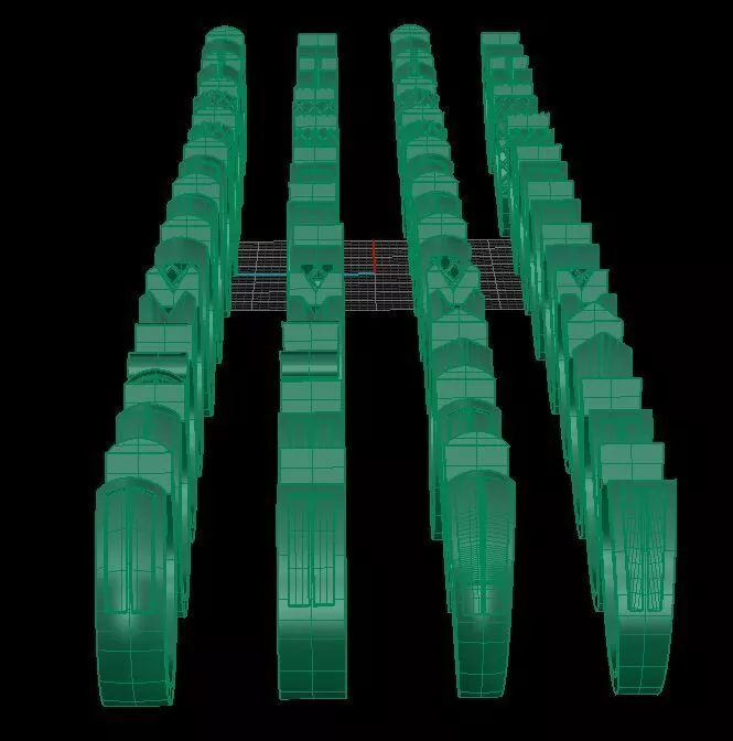 44 Ring shanks only 3D print model