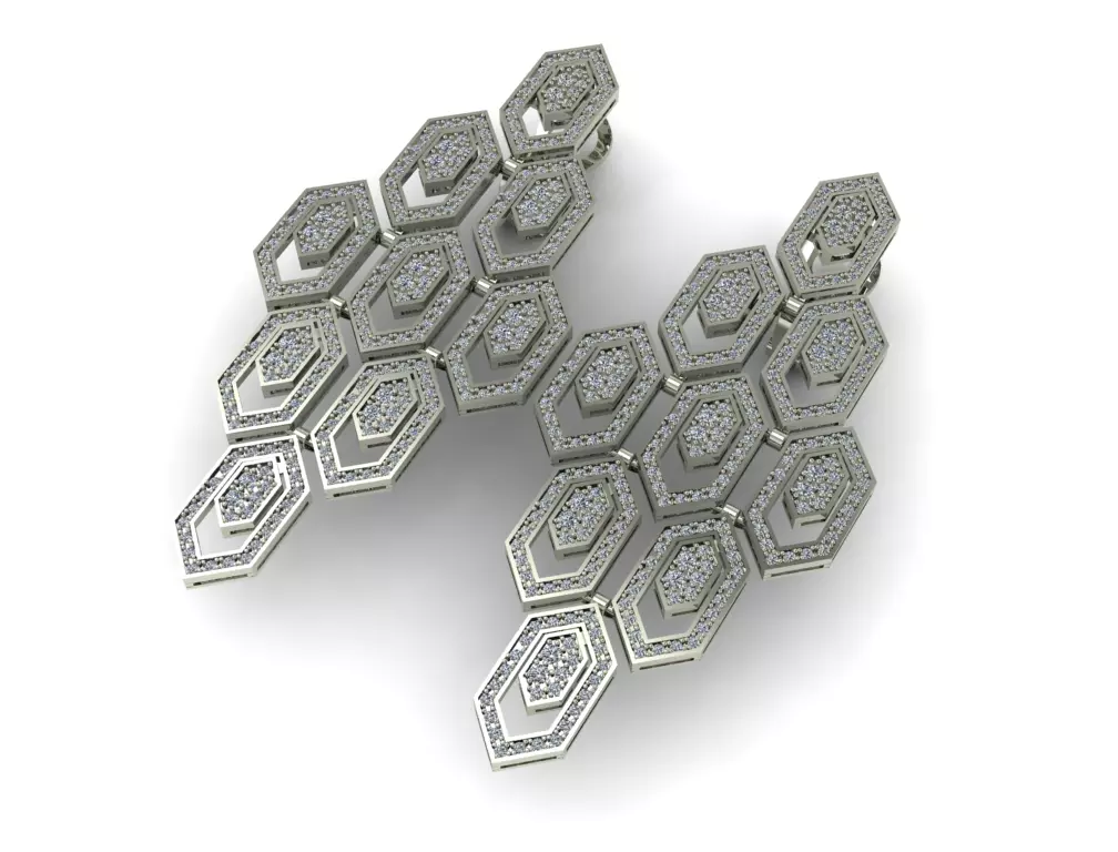 Earring 1299 3D print model