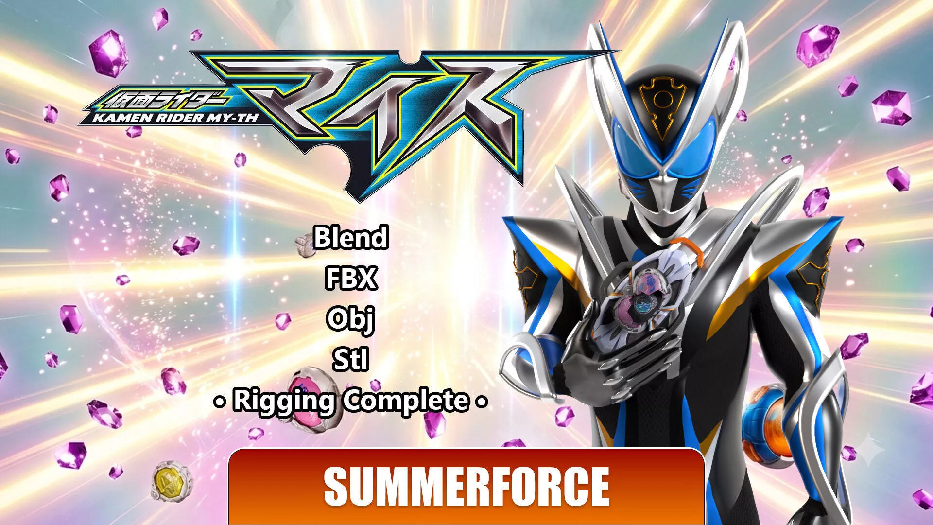 Kamen Rider My-Th - Kamen Rider 3D model