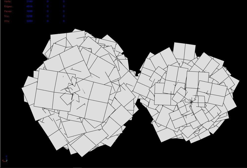 Lowpoly Trees two Low-poly 3D model_4
