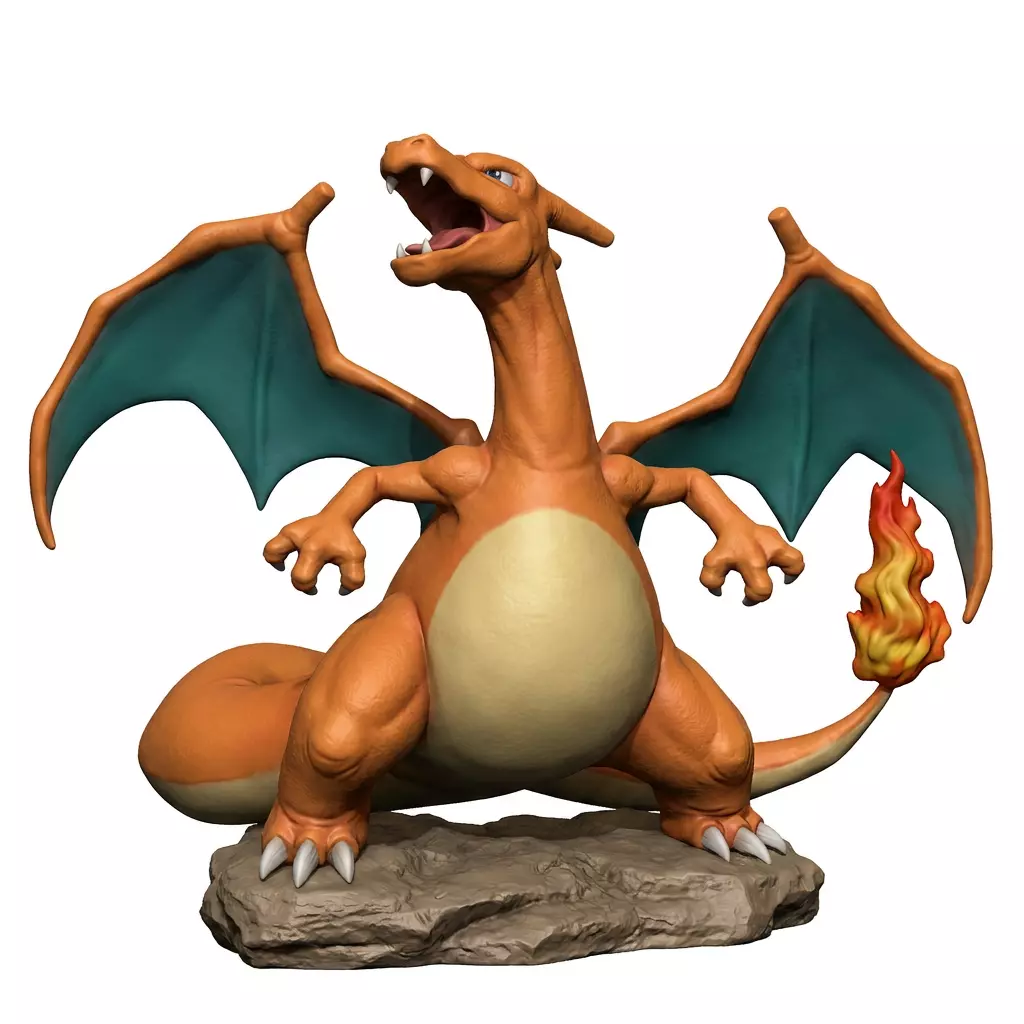 Charizard Pokemon 3D Printable STL 3D print model
