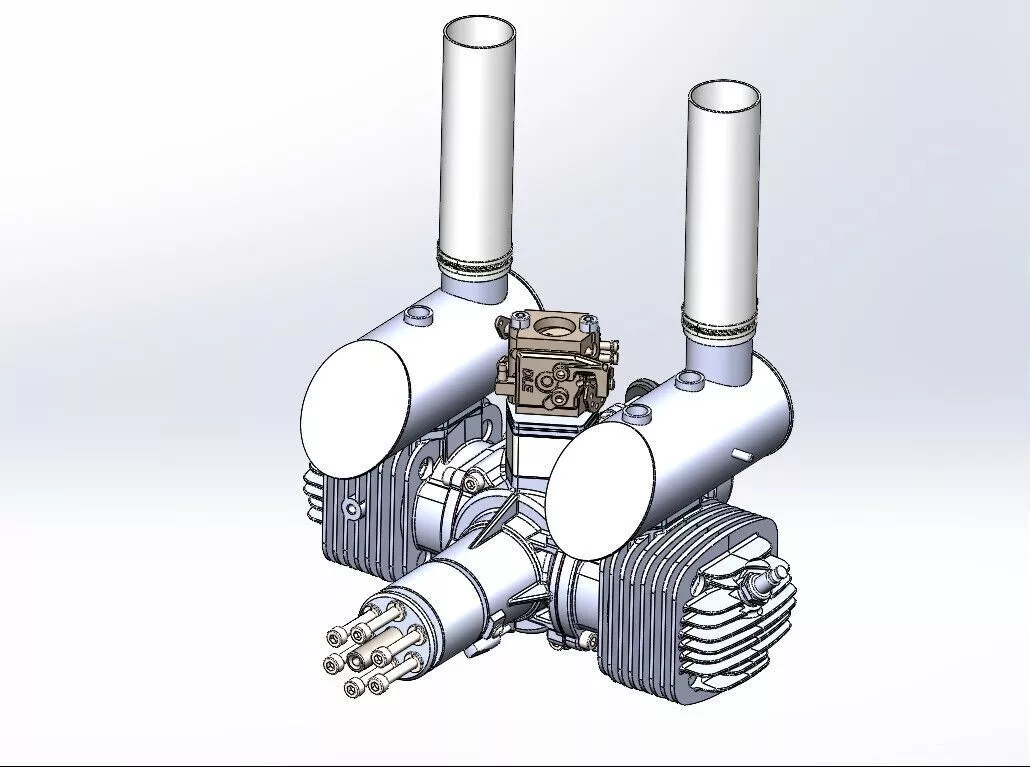 120ccengine|3Dmodel