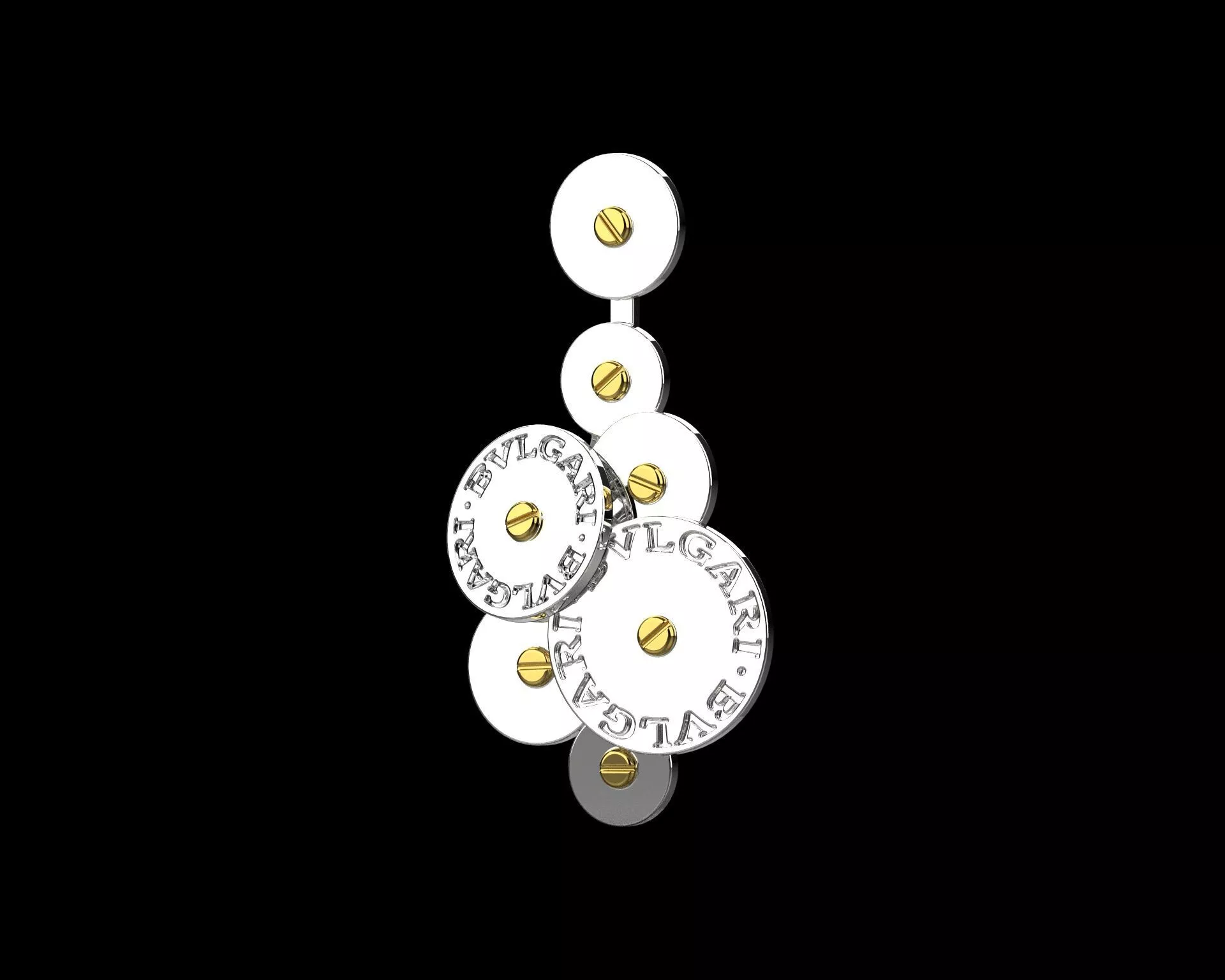 JEWELLERY Gold Cicladi Drop 0162 3D print model