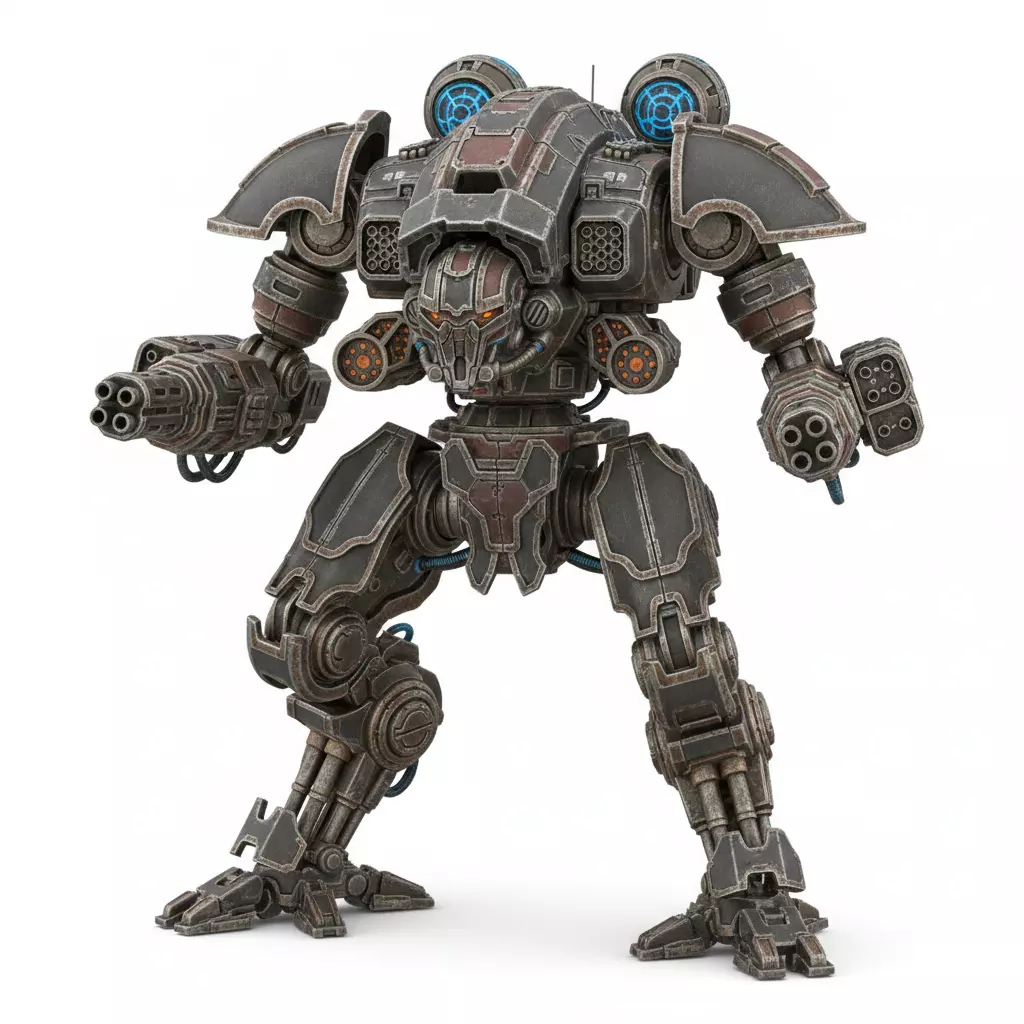 Robot Android Mechanical Sci Fi Warrior Mecha 3D model