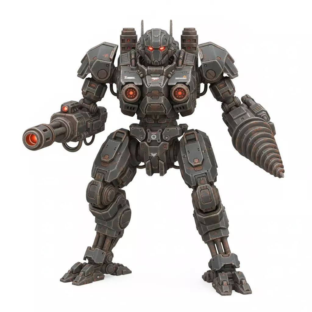 Robot Mecha Android Machine Design 3D model