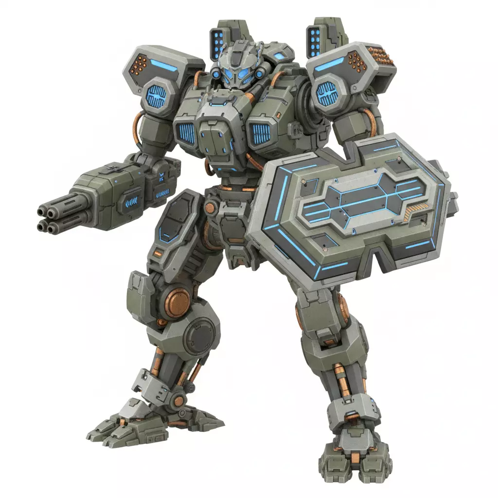 Robot Futuristic Android Mechanical Figure 3D model
