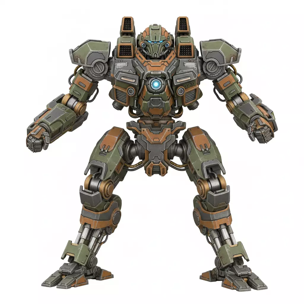 Robot Mechanical Android Figure Sci Fi 3D model