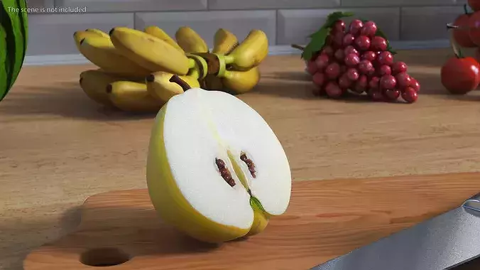 Half Quince 3D model
