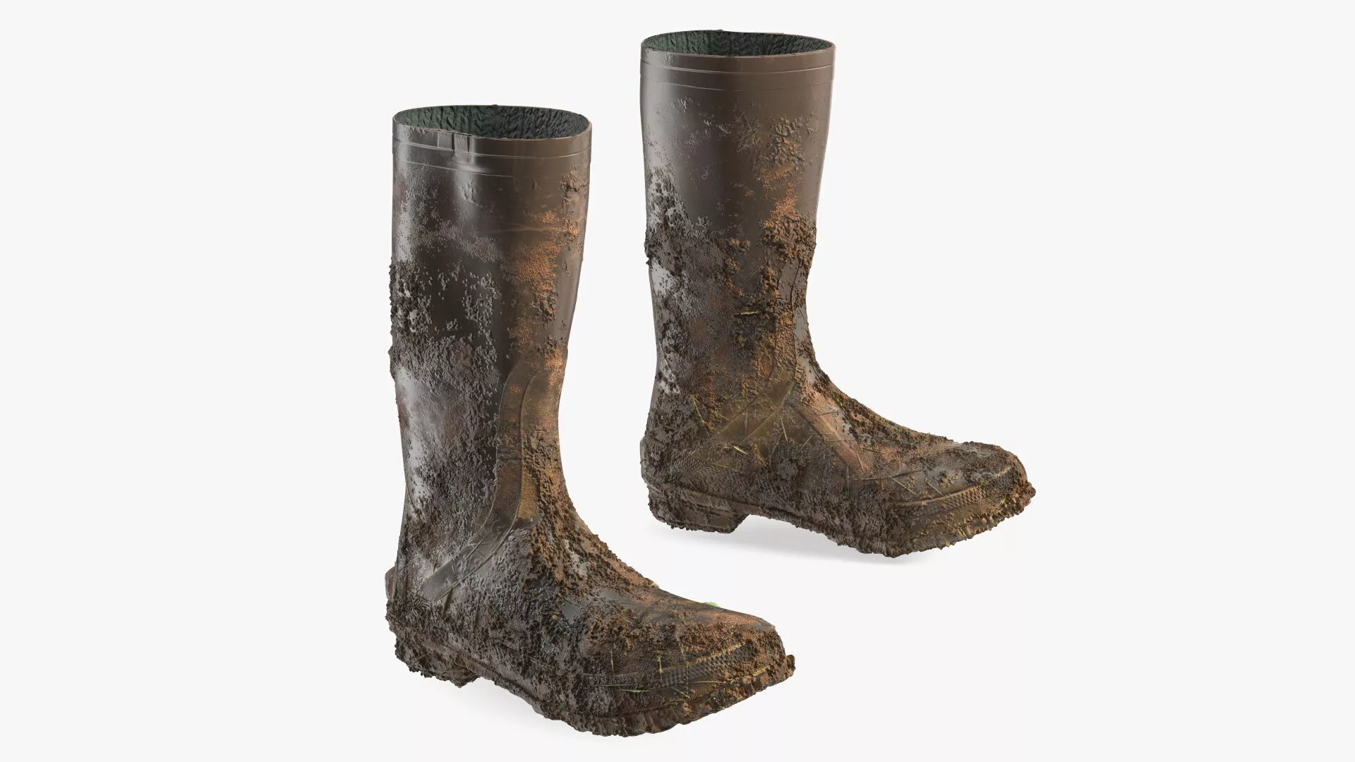 Dirty Rubber Boots 3D model