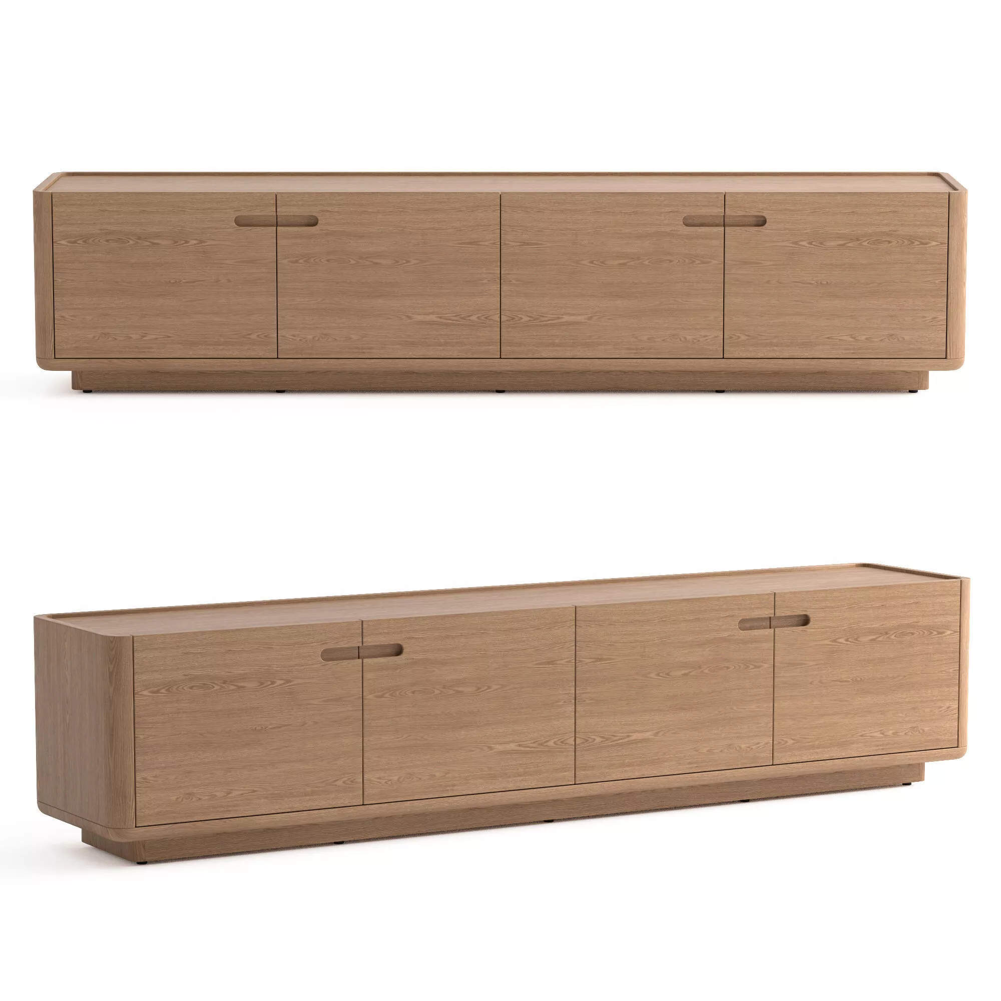 Kave Home Arelida TV stand 3D model