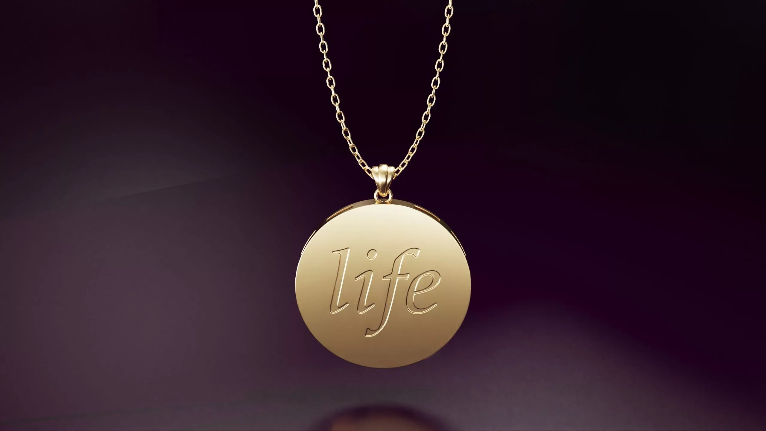 Round pendant 40mm Free 3D print model
