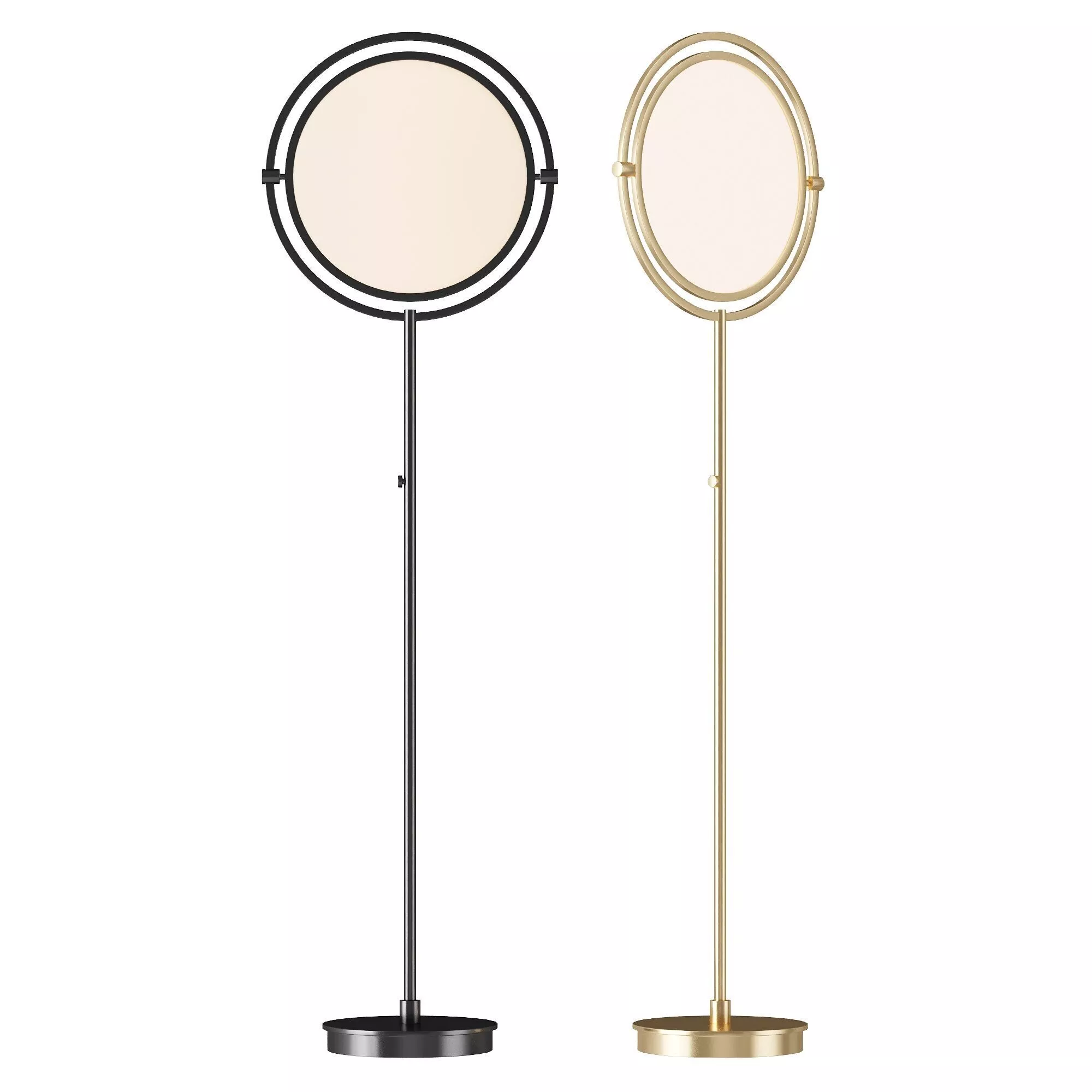 George Kovacs Studio LED Black Finish Floor Lamp 3D model