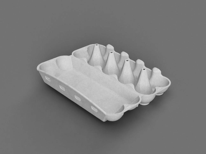 Egg carton 3D model