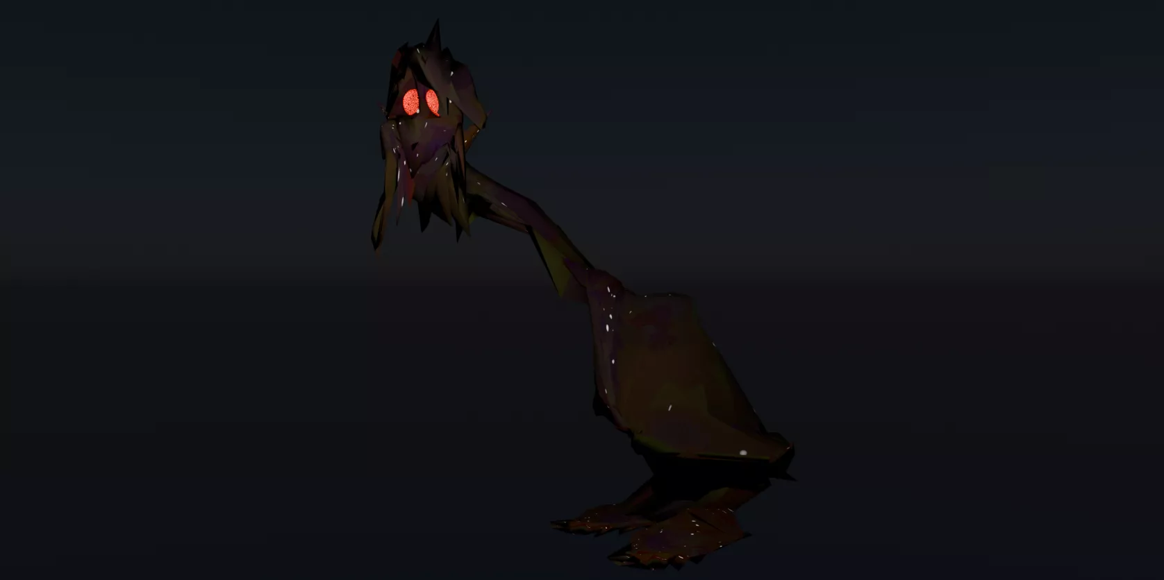 Melt Free Creature Model with Lore Free 3D model