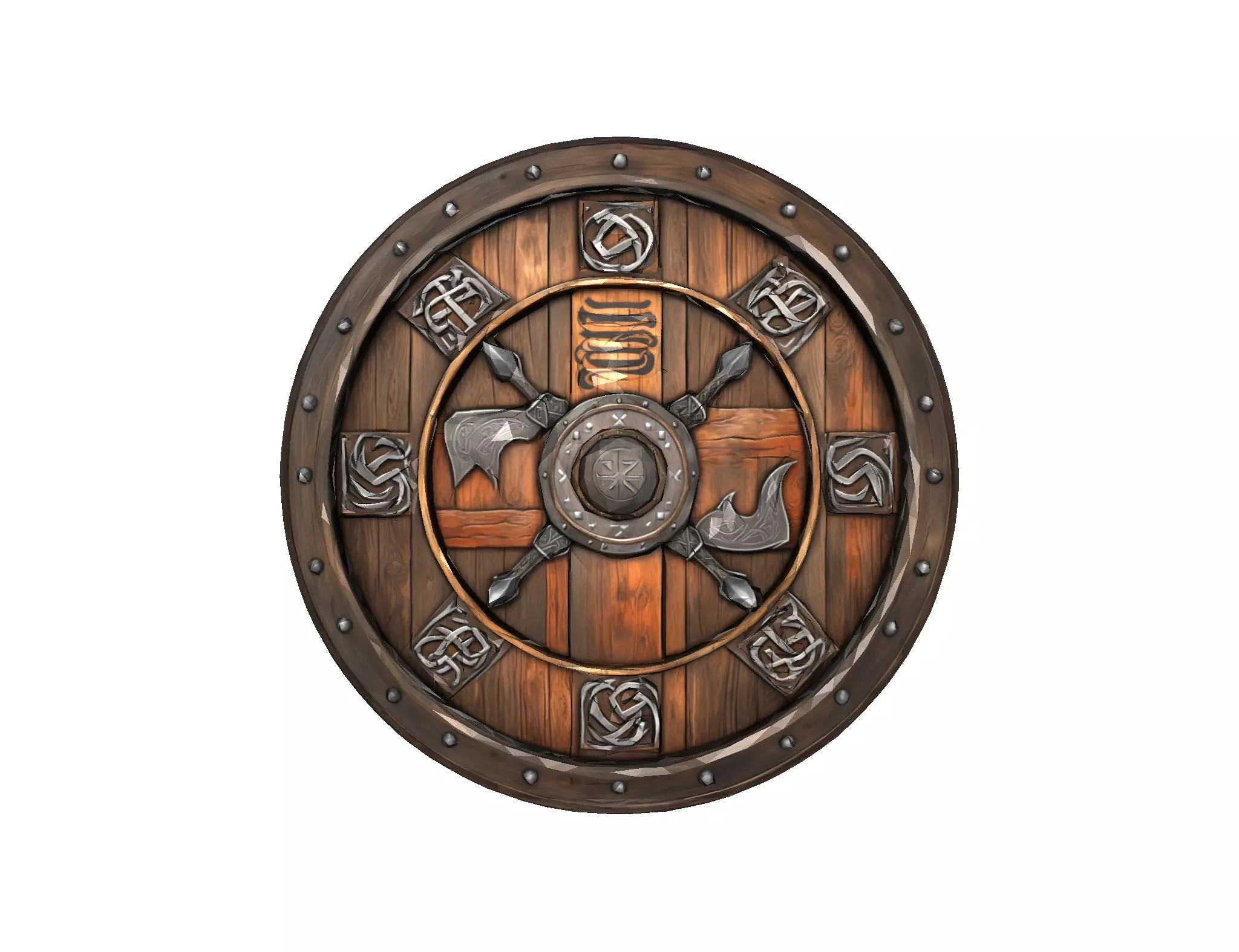 Viking Shield 3D model