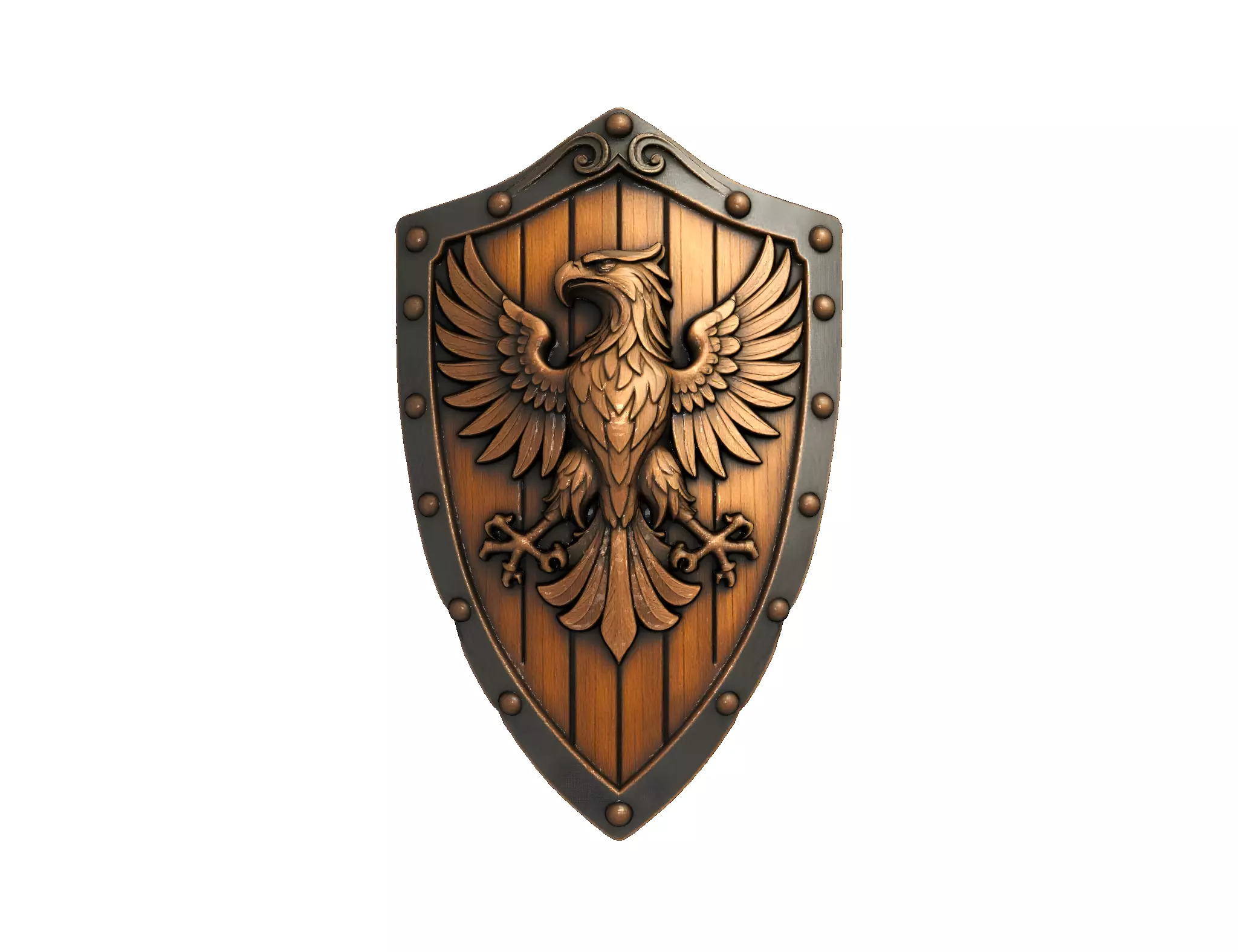 Eagle Crest Shield 3D model
