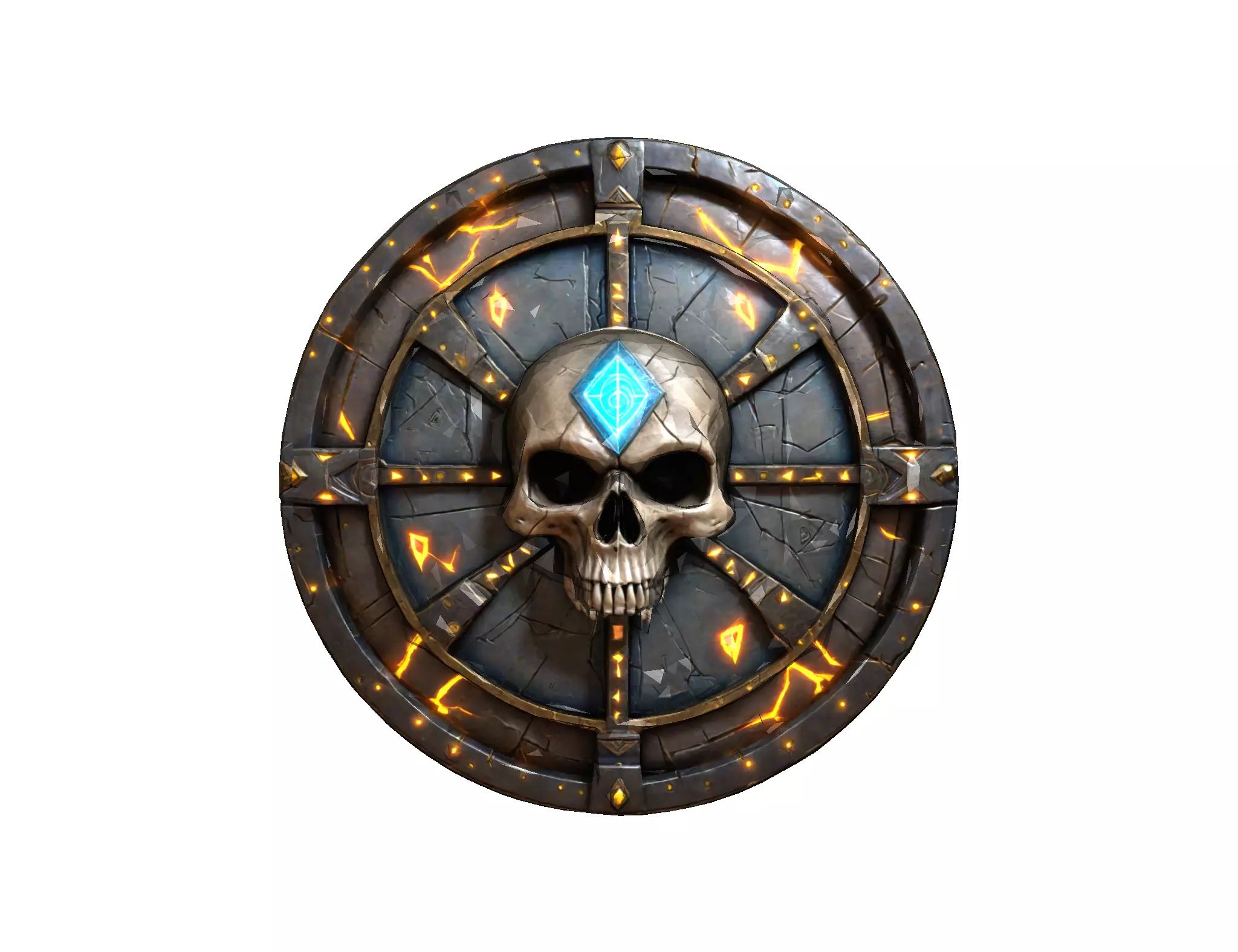 Skull Shield 3D model