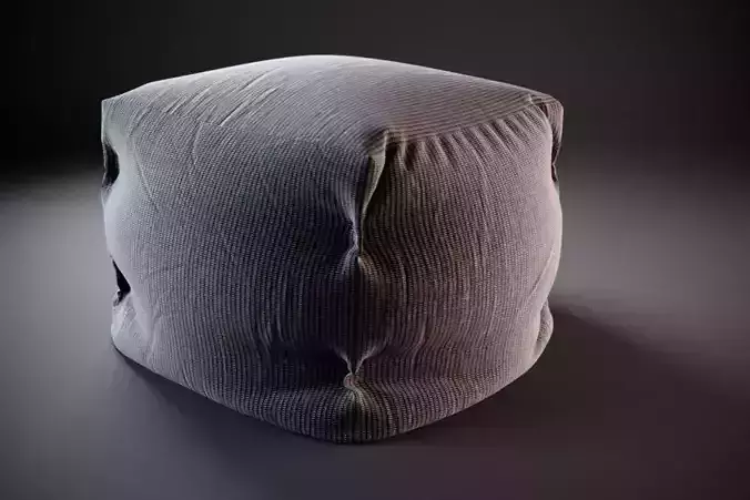 Soft pouf chair