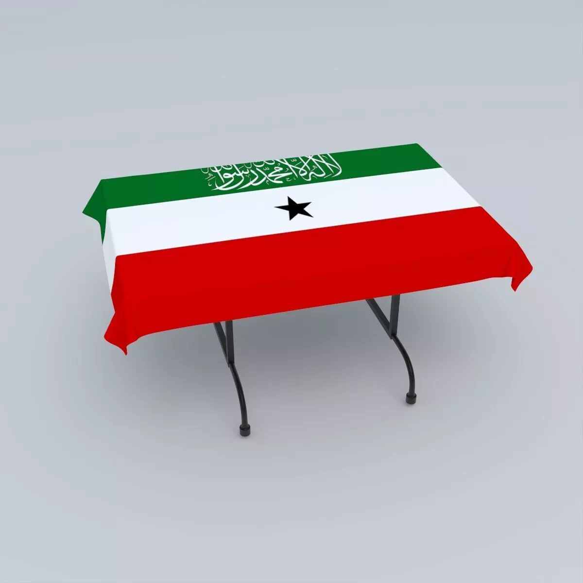 Flag of Somaliland 3D model