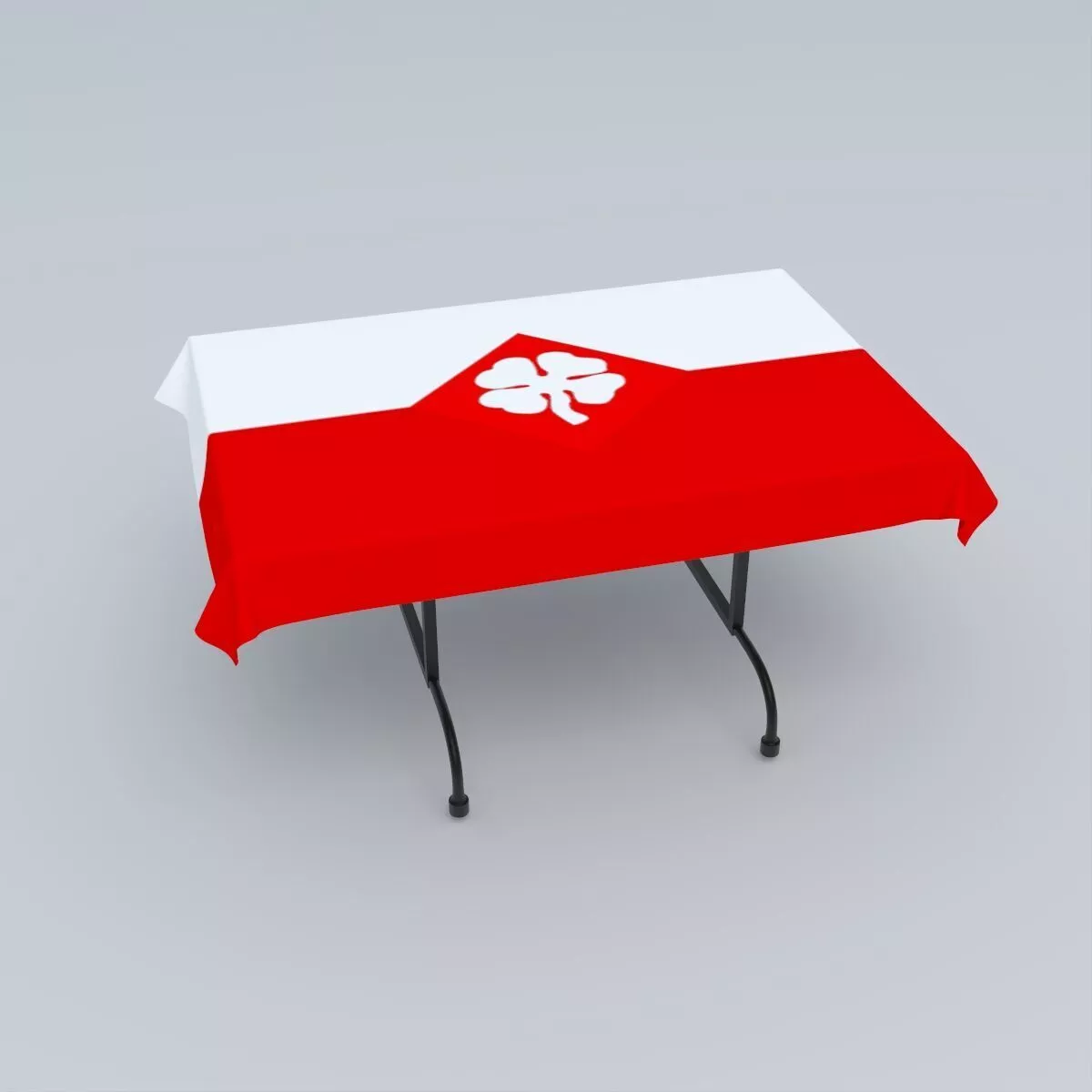 Flag of the Fourth United States Army 3D model