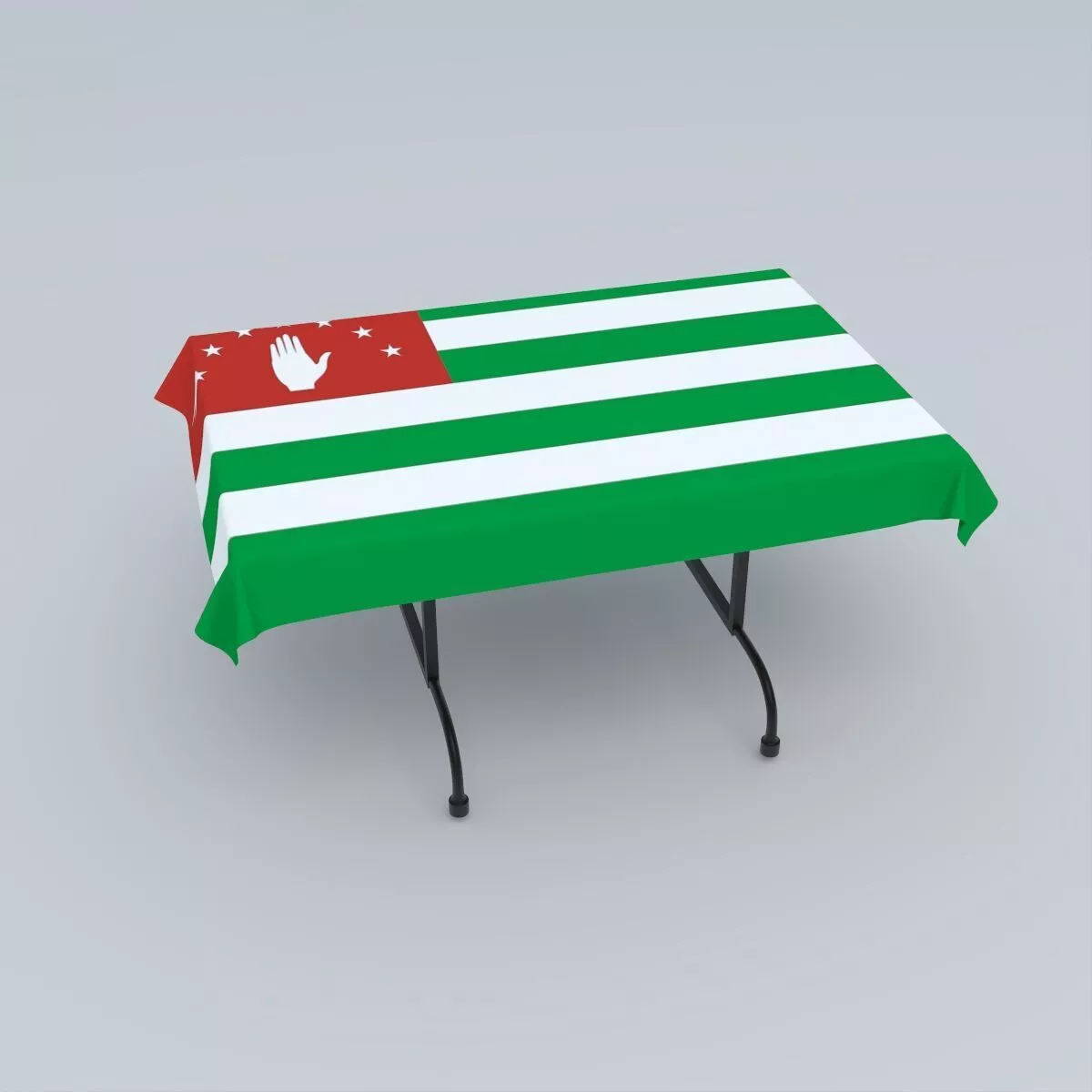 Flag of the Republic of Abkhazia 3D model
