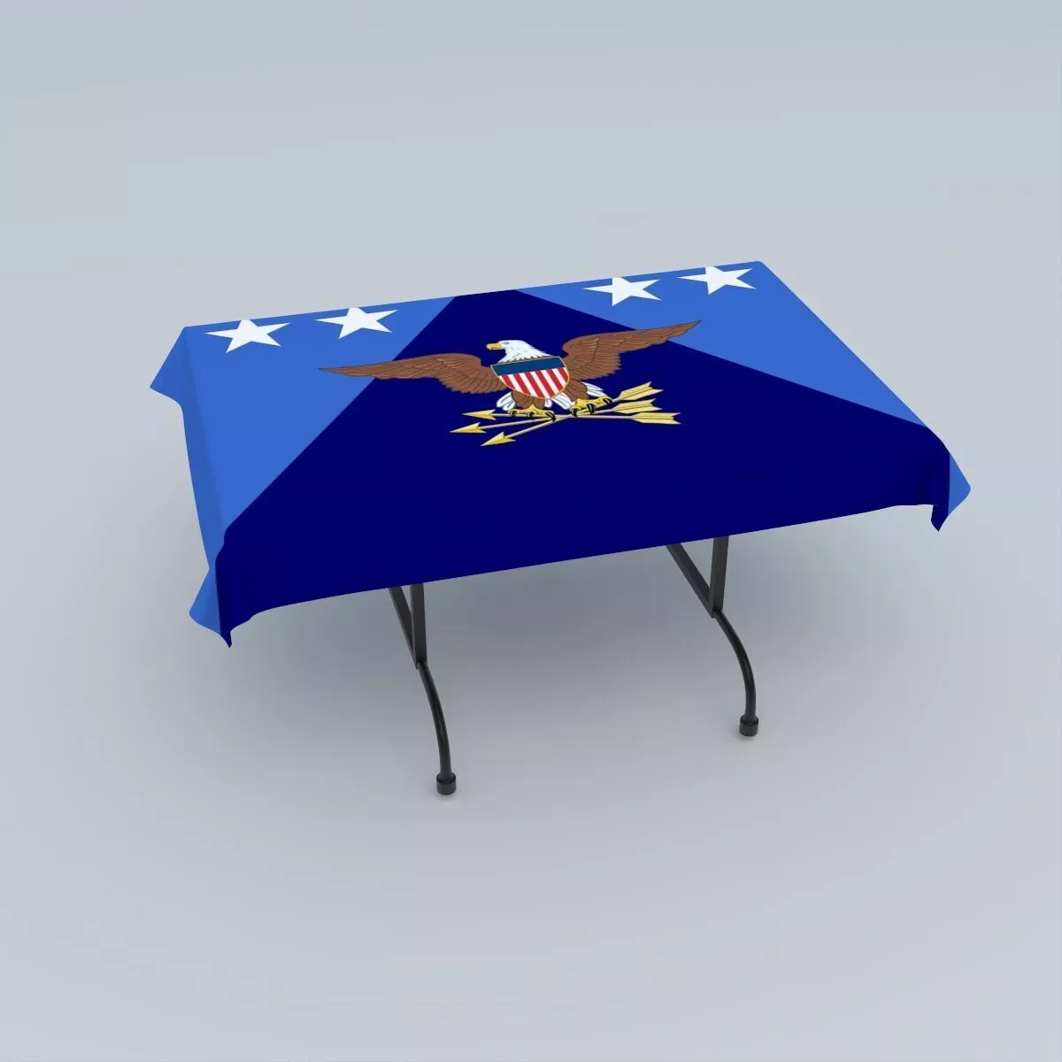 Flag of the U S Under Secretary of Defense 3D model