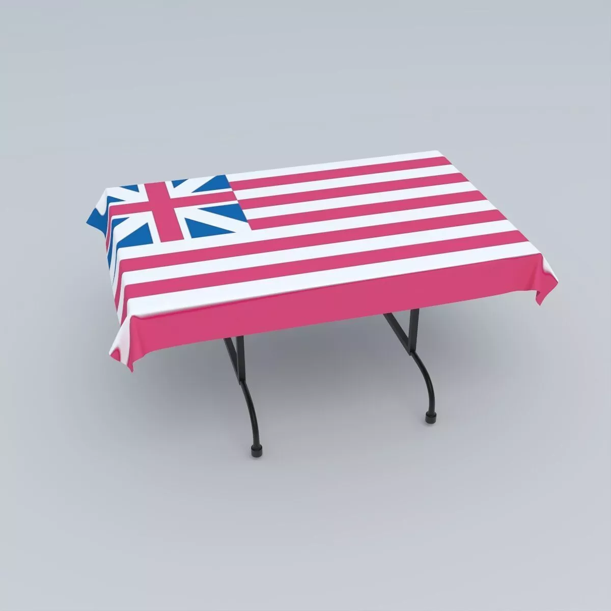 Flag of the United States 1776 1777 3D model
