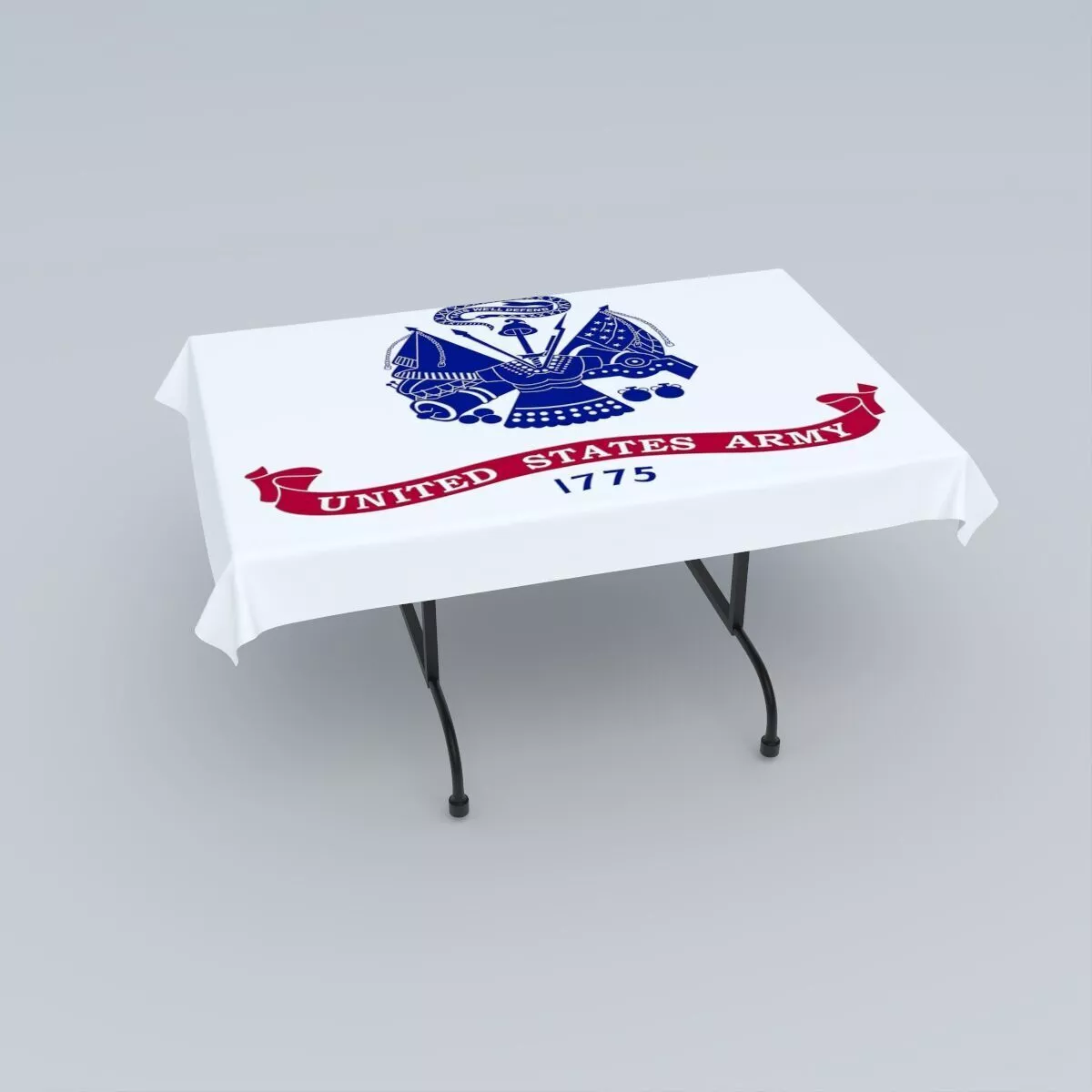 Flag of the United States Army 3D model
