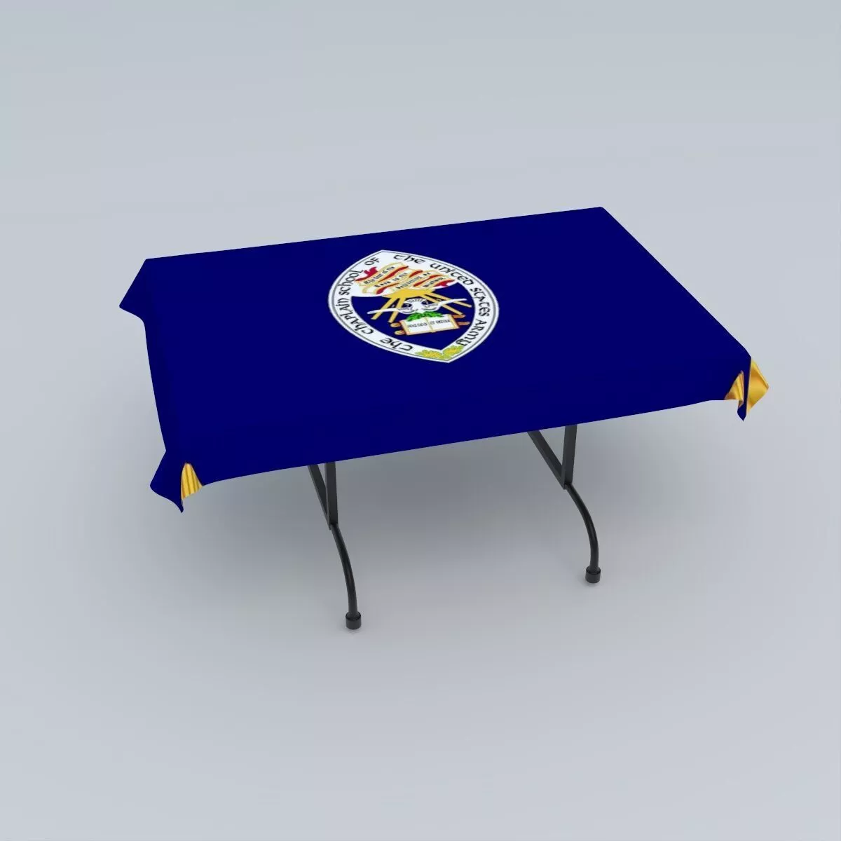 Flag of the United States Army Chaplain School 3D model
