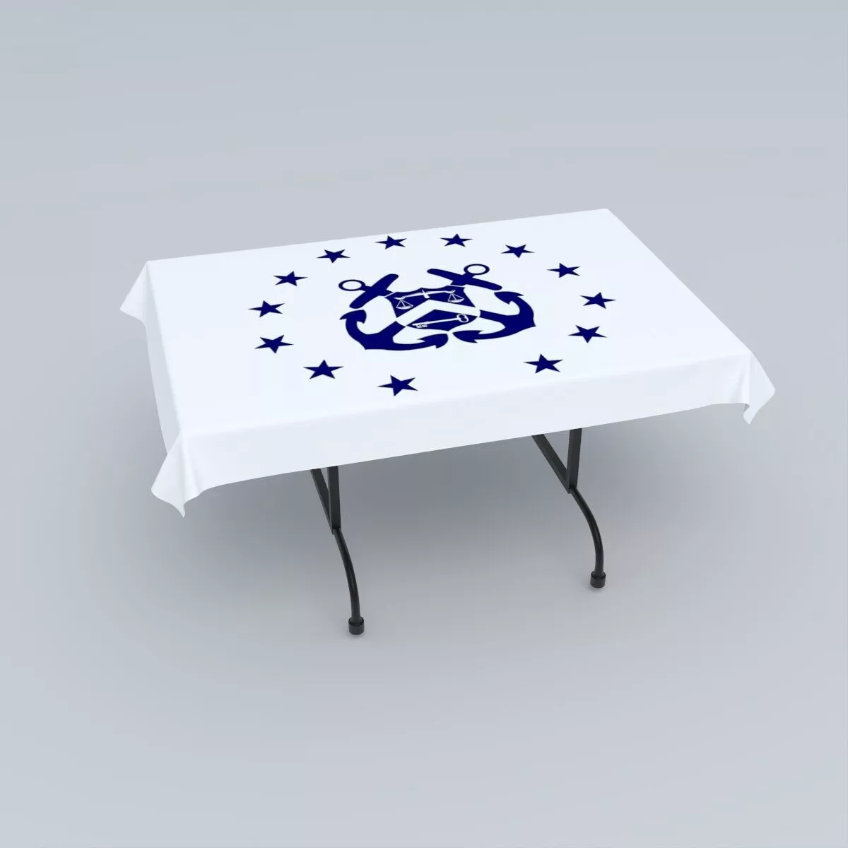 Flag of the United States Assistant Secretary of the Treasury 3D model