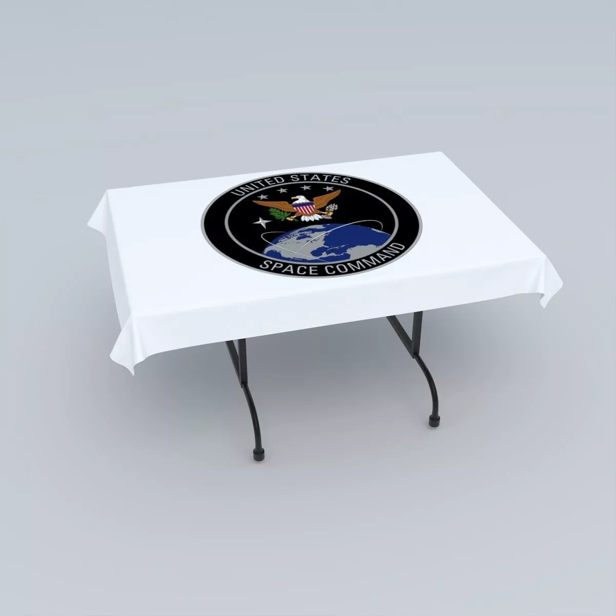 Flag of the United States Space Command 3D model
