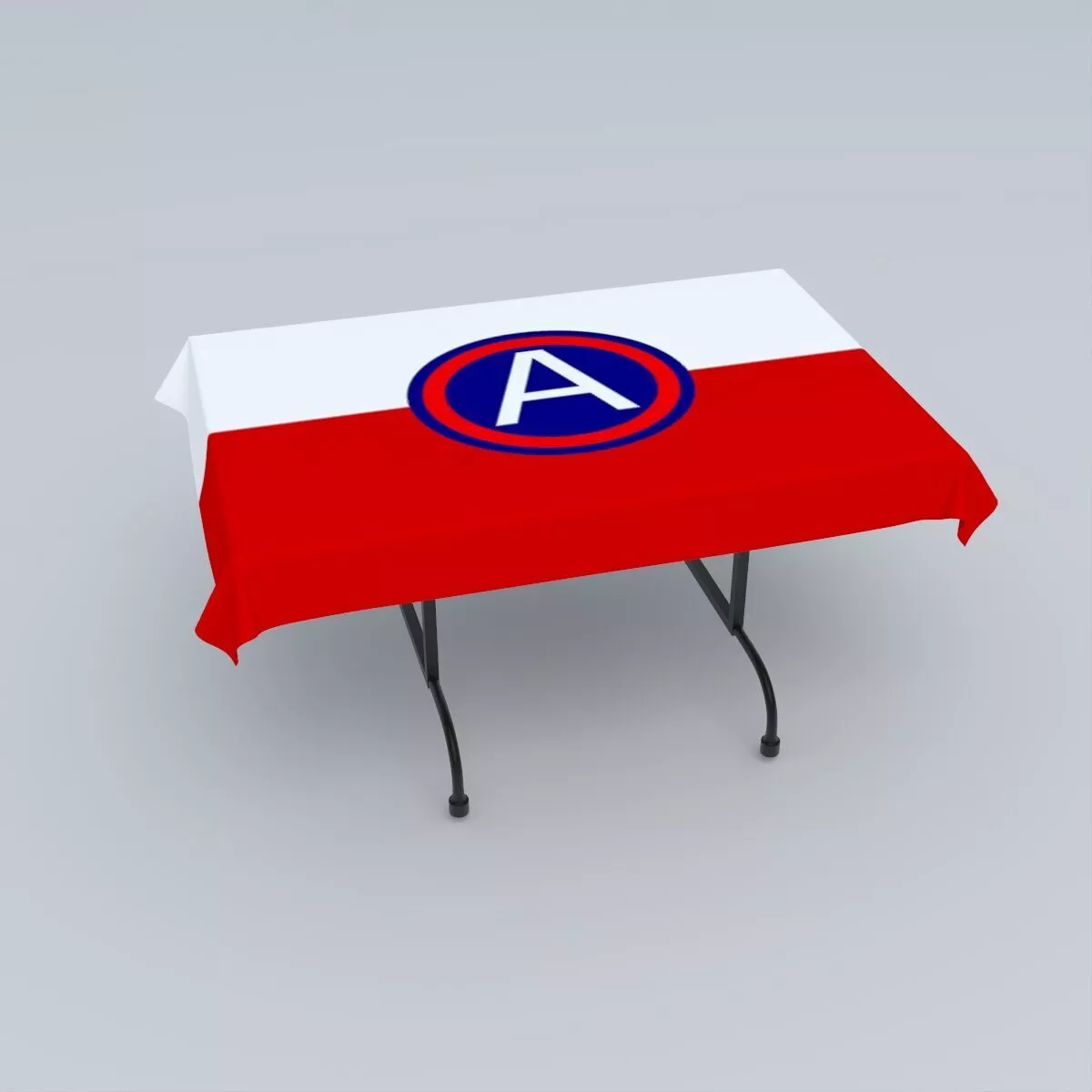 Flag of United States Army Central 3D model