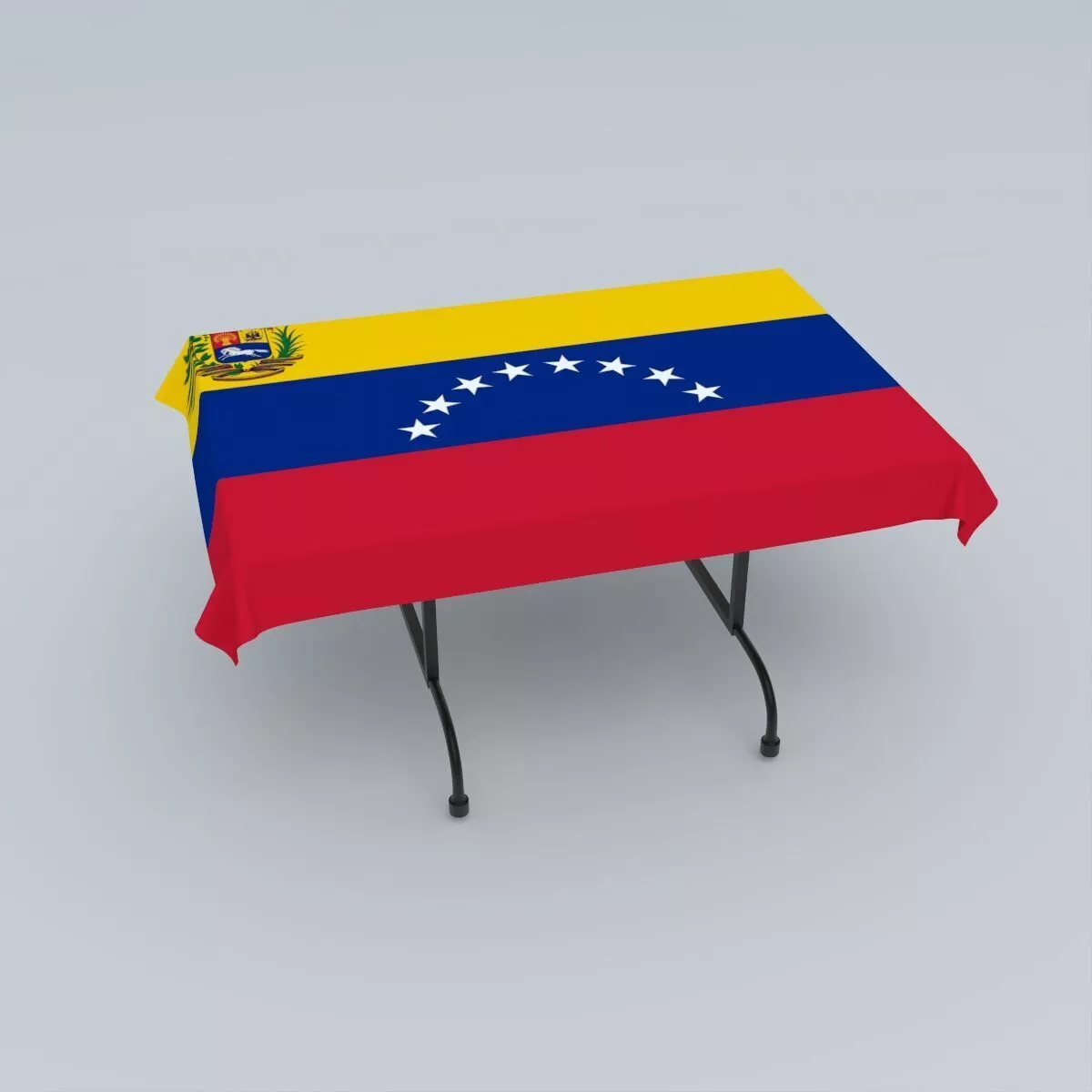 Flag of Venezuela state 3D model