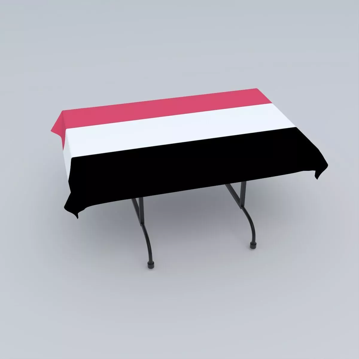 Flag of Yemen 3D model