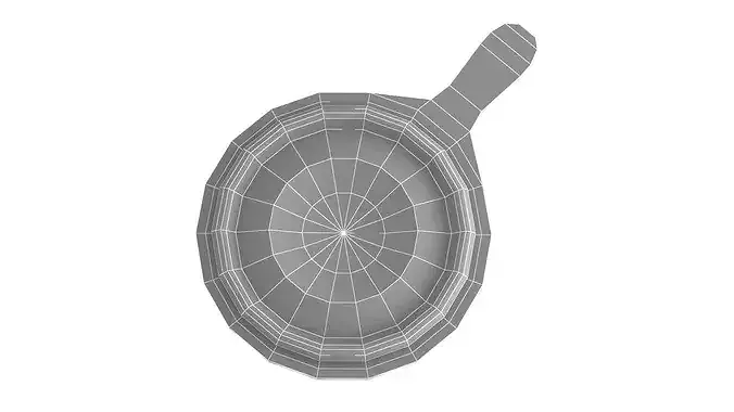 Delicious pizza 3D model 6
