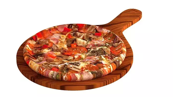 Crimean Pizza 3D model