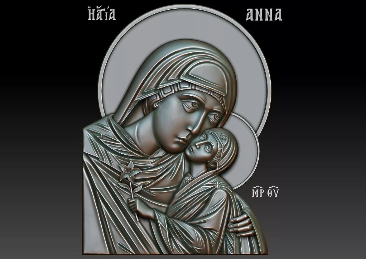 Saint Righteous Anna 3D print model
