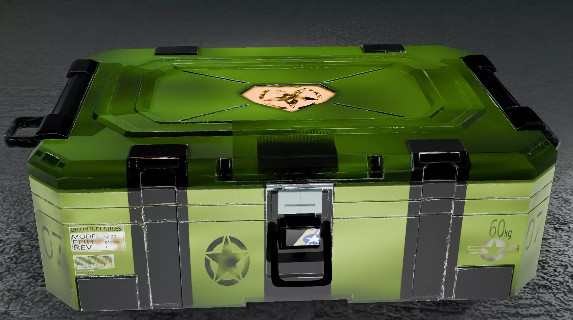 Orion Cargo Crate 3D model