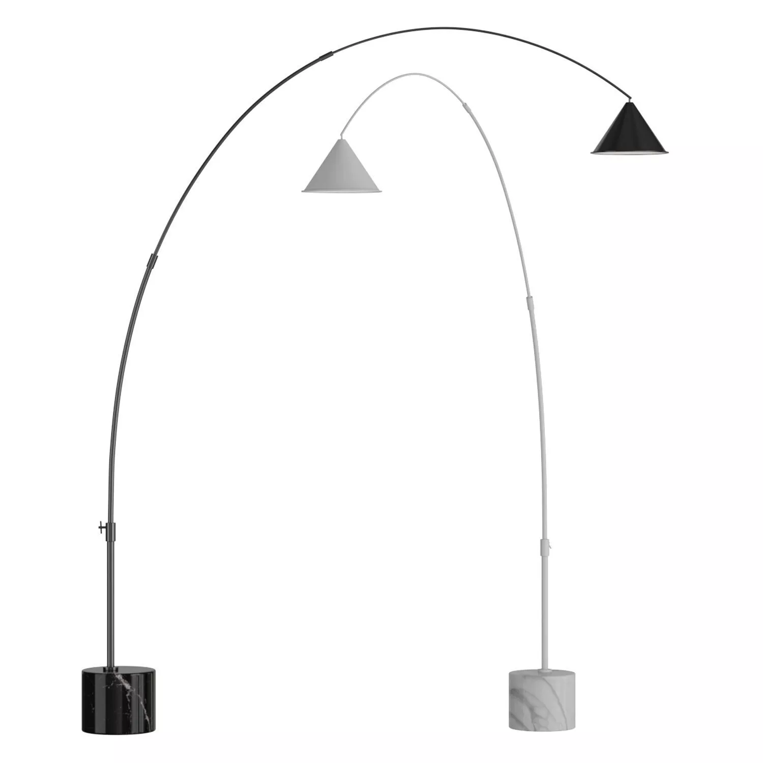 Modern Arc Floor Lamp 3D model